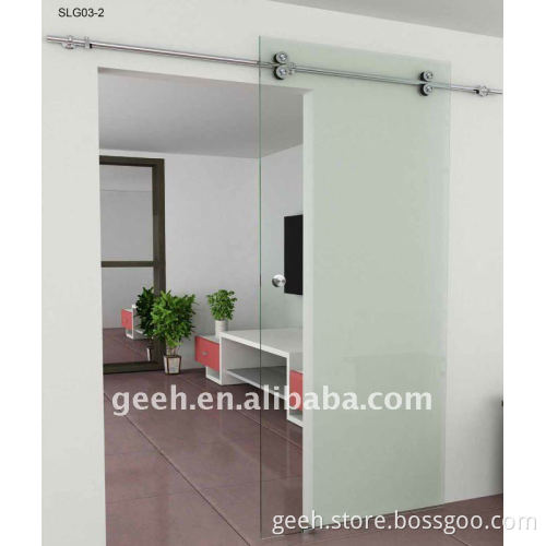 stainless steel sliding system for glass door